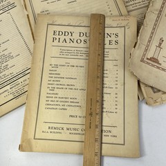 2 Pounds of VTG Antique Sheet Music for Crafts Scrapbooking Color & BW Print