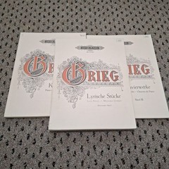 Edition Peters Grieg Piano Works Vol. 1, 2 And 3