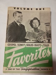 vntg 1943 Singspiration FAVORITES VOLUME ONE Alfred B Smith Gospel Songs U8