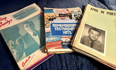Vocal Sheet Music (LOT of 3 songbooks, 30+ Single Songs+ 6 Lyrics-Only) 30s-70s