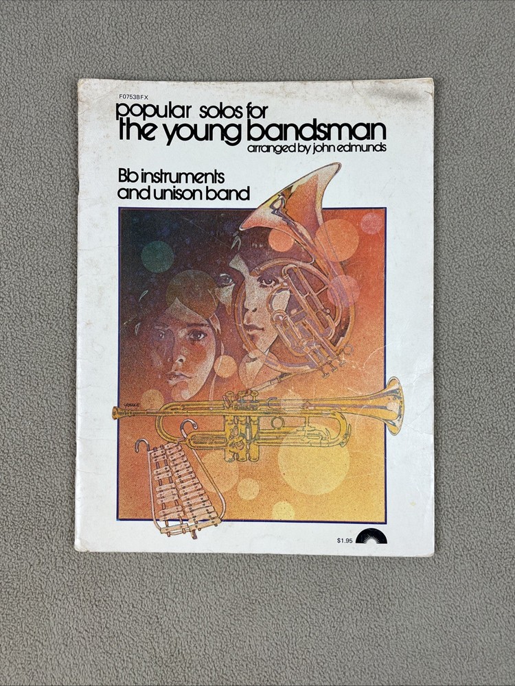 Popular Solos For The Young Bandsman Music Book John Edmunds 1976 BbInstruments