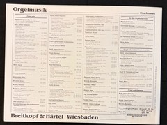 Organ Music Around J.S. Bach Vol 1 Organ Sheet Music Breitkopf Urtext EB8470