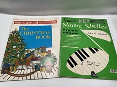 Vintage Schaum Piano Instruction Book Lot John W Schaum Music Speller Christmas