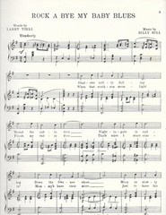 Rock-A-Bye My Baby Blues Sheet Music 1923 Sherman Clay Astoria OR Stamp