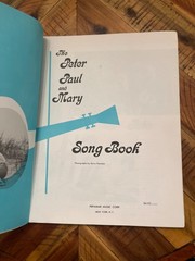 The Peter Paul And Mary Song Book Sheet Music Piano Vocals Guitar 60s Pop