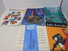 Saxophone SHEET MUSIC BOOK LOT Of 4 VINTAGE