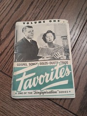 Singspiration Gospel Favorites Vol 1 Songbook 1943 Smith Solo Duet Trio Group