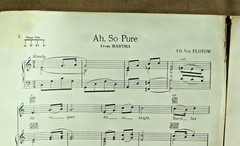 Ah So Pure from Martha Opera by Von Flotow Vtg Sheet Music (1938 Gloria Hart)