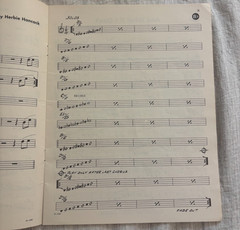 Jamey Aebersold Vol 11 Herbie Hancock Jazz/Rock Originals Play-A-Long Book