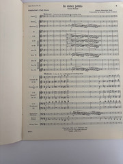 In Dulci Jublio for Concert Band Composed/Transcribed JS Bach/Goldman Full Score