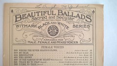 Can&rsquo;t Yo Heah Me Callin Caroline 1926 Choral Sheet Music Song 4 Female Voices