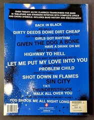 Bassology of AC/DC by Amsco Publications Bass Sheet Music Tabs 2007