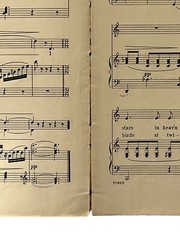 1908 Sheet Music Book MODERN SONG FAVORITES Household Series No. 41 Low Voice