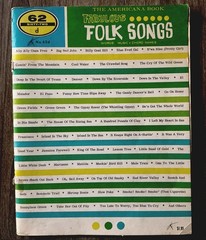 1961 Vintage The Americana Fabulous Folk Songs – 62 songs