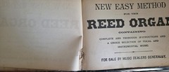 W.W. Kimball Cabinet Organ Easy Method Instruction Book 1878 Vintage Music