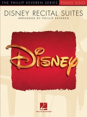 Disney Recital Suites for Piano Solo Advanced Sheet Music Phillip Keveren Book