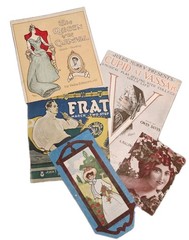 Vtg Sheet Music Covers Lot 5 Art Deco Ephemera Mixed Media Craft Partial – READ