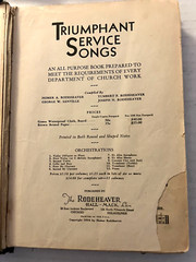 2 Service Songs Hymn Books The Rodeheaver Hallmack Co. Hardcover 1929 1934