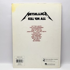 Metallica Kill ’Em All Guitar Tab Songbook 1990 Cherry Lane Music