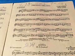 Sheet Music Booklet 20 All Time Hit Paraders No 29 Trumpet Clarinet Sax Loc OB