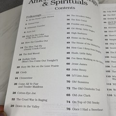 American Folksongs & Spirituals Piano, Vocal Guitar Songbook by Various