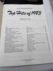 Greatest Hits 1980s Guitar Piano Songbook Lot Tablature MTV Journey Jackson MORE