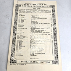 Will You Remember Sweetheart Sheet Music Piano Lyric 1944 SATB Choral Vtg