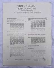 Getchaninoff: Early Morning Op. 126b for Cello & Piano (Schott) NO MARKS