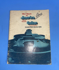 1976 BRENT PHILLIPS – THE MUSIC OF AMERICA Sheet Music 32 PAGES JACKET WORN