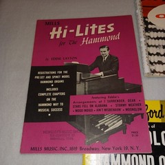 Hammond Organ Music Lot 5 Music Books Coleman Crawford Mills Harms Sacred Songs