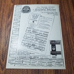 Vieni, Vieni Sheet Music Introduced by Rudy Vallee Scottto M.Witmark