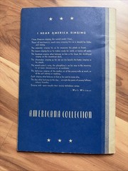 Vintage Sheet Musix Book 1952 AMERICANA COLLECTION for Band & Orchestra