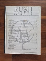Rush Deluxe Anthology Sheet Music ~ 1981 ~ Piano/Guitar/Vocal ~ 207 pp. No Cover