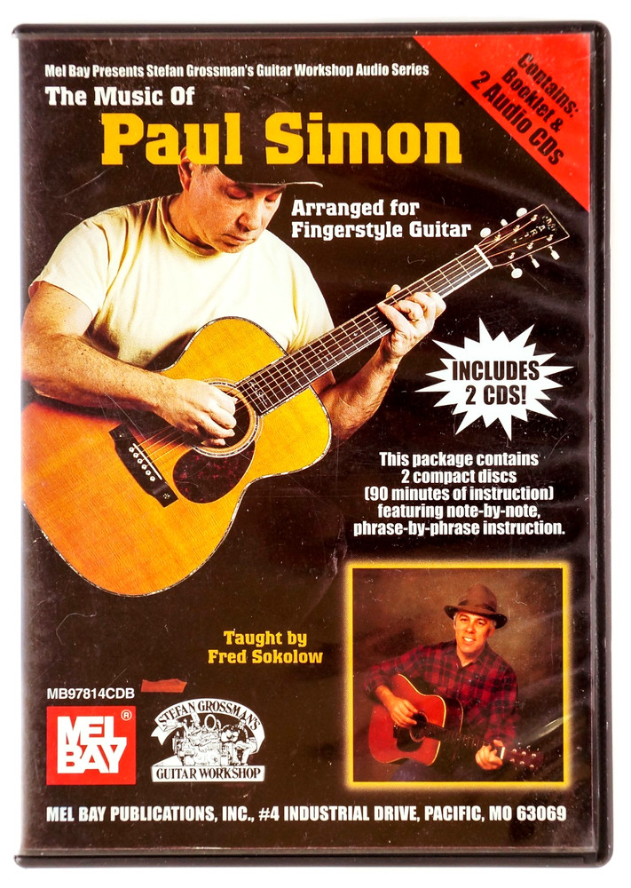 Music Of Paul Simon for Fingerstyle Guitar Workshop Audio Series On 2 CDs & Book