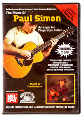 Music Of Paul Simon for Fingerstyle Guitar Workshop Audio Series On 2 CDs & Book