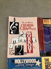Lot Of 5 Various Music Books Piano Guitar Hal Leonard Broadway Love Songs Movies