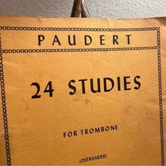 Vintage 1961 Paudert 24 Studies Trombone Ostrander IMC