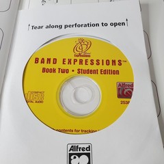 Band Expressions Book Two Baritone Saxophone Songbook Sheet Music With Cd