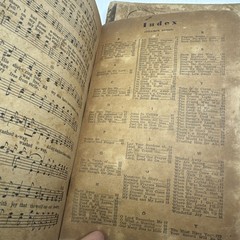 1941 Pilgrim Songs Lot of 2 Stamps-Baxter Music Printing Co. Vintage Songbooks