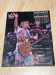 Vintage Hal Leonard Santana Greatest Hits Guitar Tab Sheet Music HL00690031