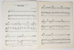 The Rose Bette Midler 20th Century Fox Movie 1979 Original Sheet Music