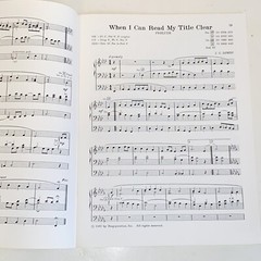 Vintage 1965 The Sunday Morning Organist Volume 3 Sheet Music Songbook 33 Songs