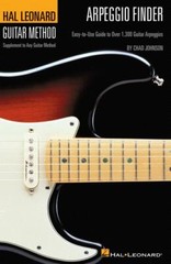 ARPEGGIO Finder MUSIC BOOK 6 inch x 9 inch GUIDE Over 1,300 GUITAR ARPEGGIOS NEW