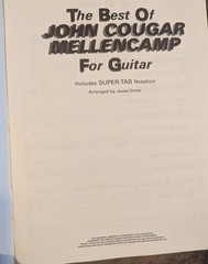 The Best Of John Cougar Mellencamp Songbook 1986 Piano Vocal Guitar Sheet Music