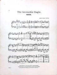 The Invincible Eagle Sheet Music Advanced Piano Solo John Philip Sousa 1901