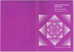 MENDELSSOHN: PSALM 115 – NON NOBIS DOMINE – Op. 31 – Carus-Verlag