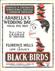 Arabellas Wedding 1926 FLORENCE MILLS SCARCE Sheet Music Lew Leslie&rsquo;s BLACKBIRDS