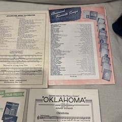 5 Movie Sheet music 20th Century-Fox State Fair, Iceland, Nob Hill, Coney Island