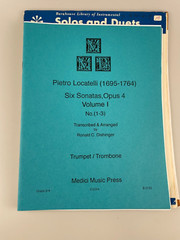 Trumpet and Trombone Duo Sheet Music Collection #1 Locatelli, Frackenpohl etc.