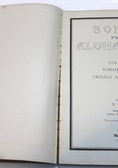Songs From Aloha Land Collection Hawaiian Songs Ukulele Accompaniment NB Bailey